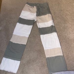Patchwork jeans